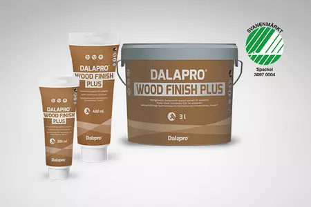 Ecolabelled Wood filler - Dalapro Wood Finish Plus