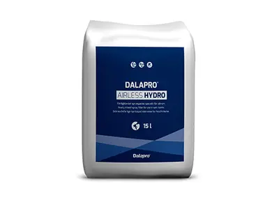 Dalapro Airless Hydro – blue, ready-mixed spray filler, especially for wet rooms