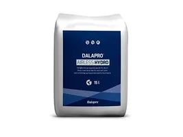 Dalapro Airless Hydro – blue, ready-mixed spray filler, especially for wet rooms