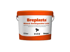 Breplasta Mineral Handspachtel Leicht - white mineral hand filler for joint filling and fine smoothing