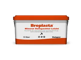 Breplasta Mineral Rollspachtel Leicht - White ready-mixed roller filler for joint filling and fine smoothing