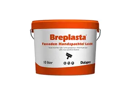 Breplasta Fassaden Handspachtel Leicht – grey, high-quality outdoor filler for minor repairs on mineral substrates. 