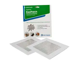 Gyproc EasiPatch Plasterboard Patches – repair kit for repairs to holes in and damage to plasterboard