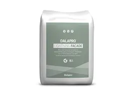 Dalapro Lightning Facade – a grey ready-mixed spray filler for repairs on walls and ceilings