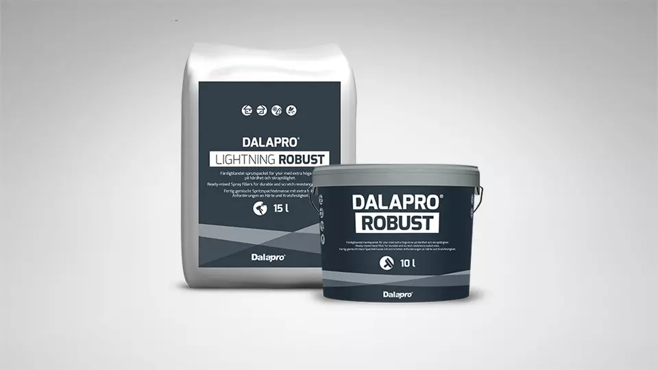 Dalapro Robust - ett extra slitstarkt spackel