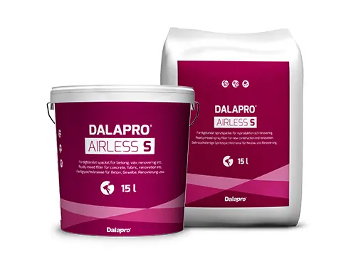 Dalapro Airless S - Indoor spray filler for new construction