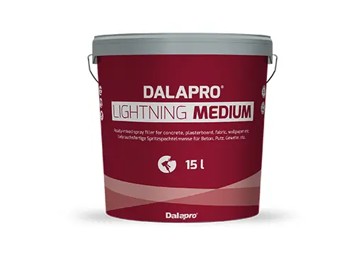 Dalapro Lightning Medium – allround spray filler for walls and ceilings