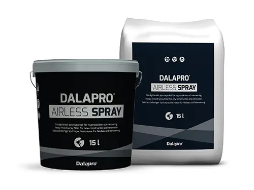 Dalapro Airless Spray, 15 l - White spray filler for new construction and renovation