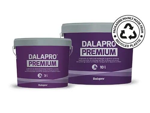 Dalapro Premium - white, ready-mixed hand filler with high filling capability