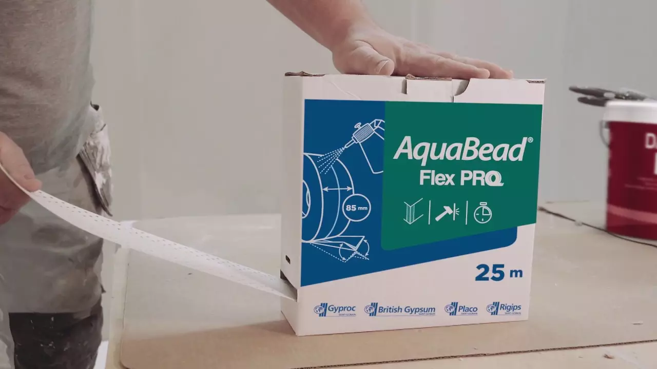 Self-adhesive, flexible corner bead - AquaBead Flex PRO (EN) thumbnail